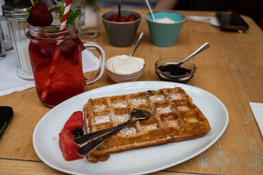 Waffeln essen auf Sylt